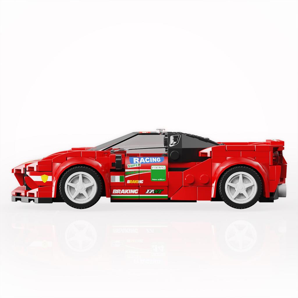 298PCS Building Blocks Toy Sports Car Model Cars Assembly Brick Sets Educational Toys Desktop Decoration Christmas Birthday Gift