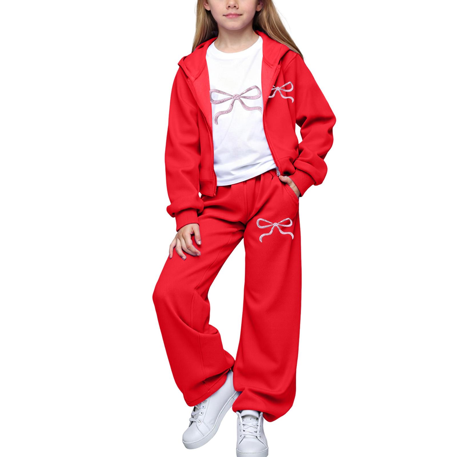

Kids 3-Piece Set - Base Layer & Jacket Outfit 9Y красный