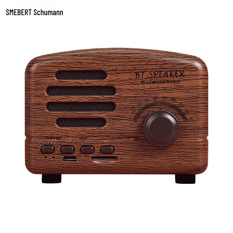 

SMEBERT BT01 Retro Portable Bluetooth Speaker and Radio
