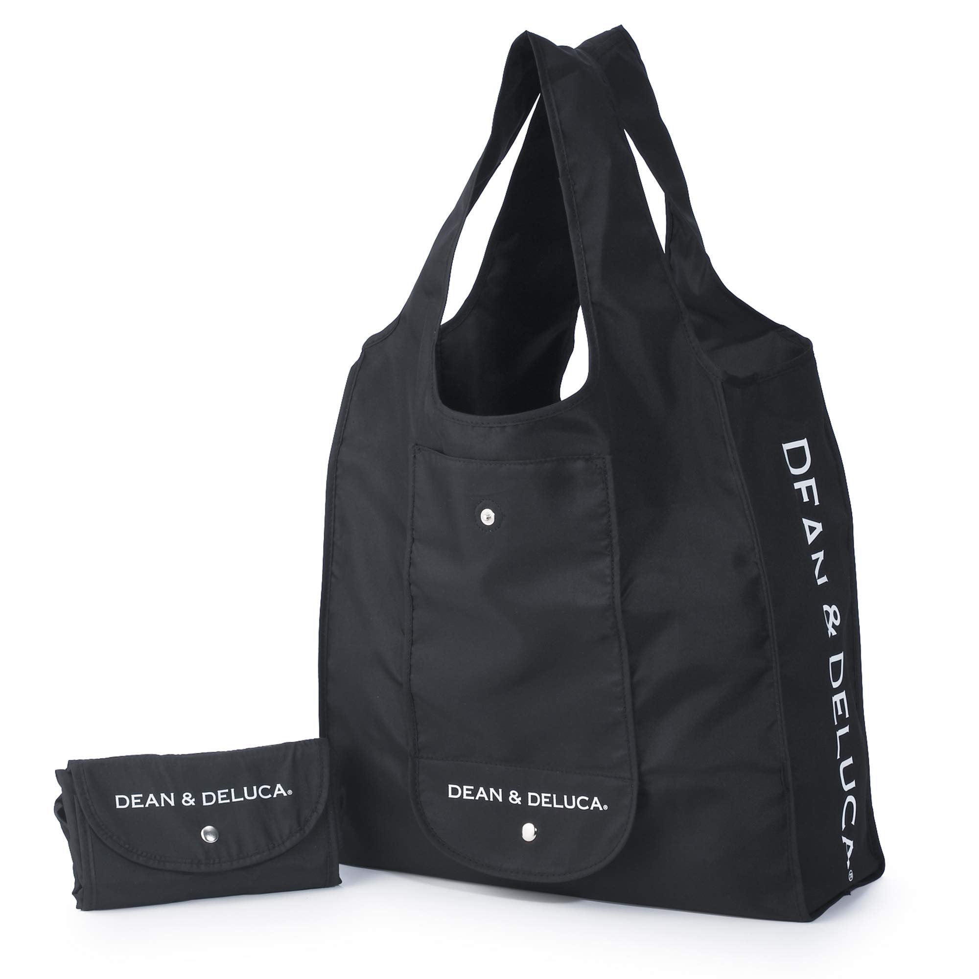 

Shopping eco plastic my 43 x 37 x 14 cm [Dean & Deluca] bag, black, bag, foldable, lightweight, compact, bag, bag, чорний