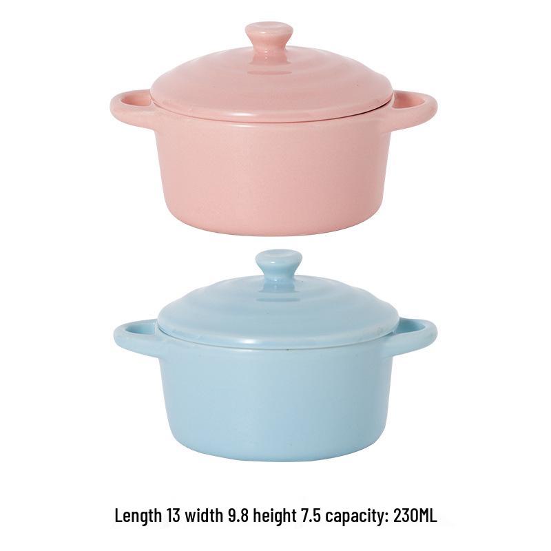 Microwave & Oven Safe Ceramic Stew Pot with Lid