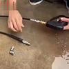 Silver Sewer Jetter Hose Nozzle Water Rat Head Rotating Nozzle High-pressure Nozzle  Home