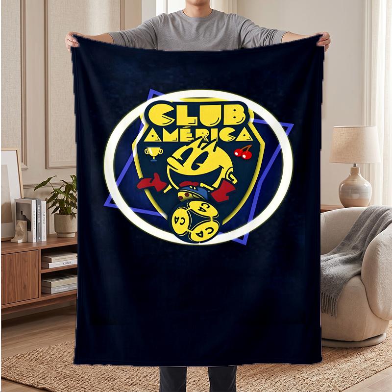 Club America Soft Warm Flannel Blankets Comfortable Blanket for Home Decoration Gifting