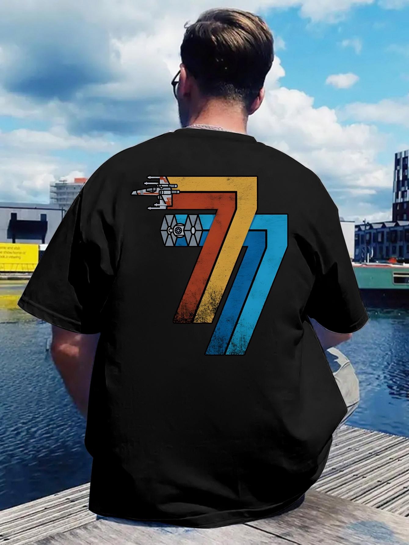 

Retro Rock Band Graphic T-shirt - Stray Cat Design with Colorful 70s-Inspired Print L