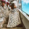 European-American Lace Embroidery Beach Cover-up: Sexy, Loose See-through Vacation Cardigan Dress