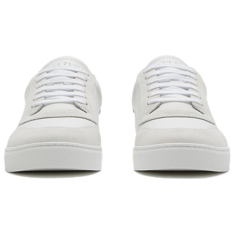 Burberry Low top Skateboard Shoes Men's White 80773871