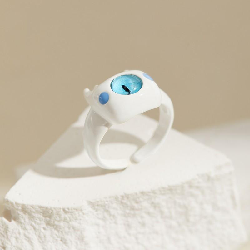 New Punk Funny Flying Dragon Ring for Women Men Childlike Cartoon Cute Kpop Girl Index Finger Opening ring for Close Friend Kids