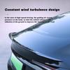 Rear Trunk Spoilers For New Tesla Model 3 Highland 2024 ABS Carbon Fiber Original Model 3 High-performance Exterior Accessories