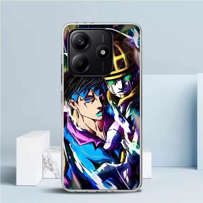 JoJo Adventure Rohan Kishibe Phone Case For Xiaomi Redmi Note 15 14 14S 13 12S 12 Pro Plus 11S 11 11T 11E 10S 10 + Soft TPU Back