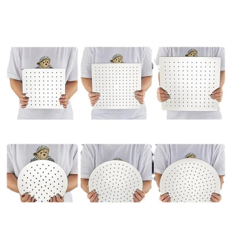High Quality 10/8/6 Inch Stainless Steel Ultra-Thin Shower Head Big Panel Rainfall Shower Head Rain Faucet  Bathroom Accessories