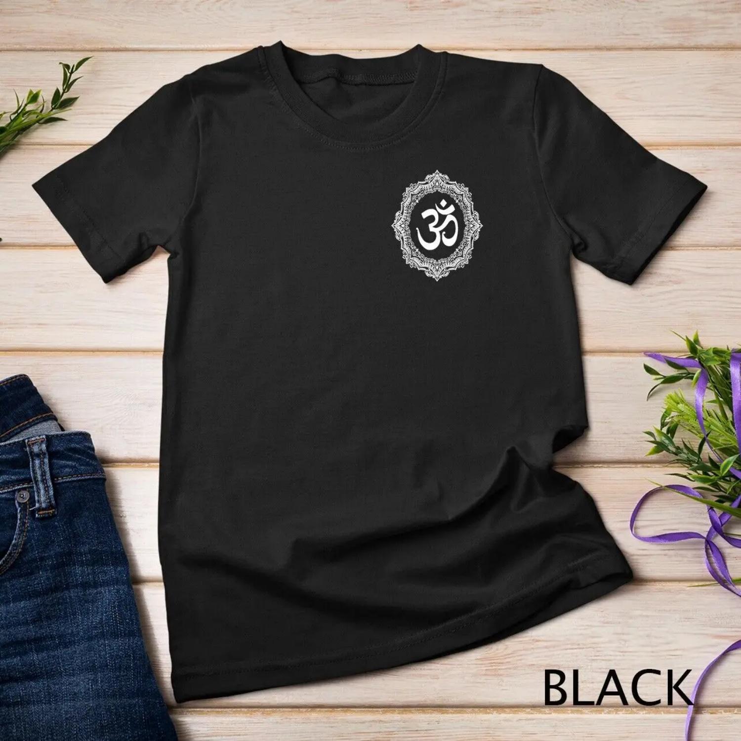 Om Symbol Namaste Aum Ohm Hindu Zen Tantra Yoga Day T Shirt S чёрный