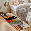 Adorable Cartoon Cat Family Carpet Welcome Mat Doormat Kitchen Rug Carpet for Live Room Bathroom Mat Rug for Bedroom Home