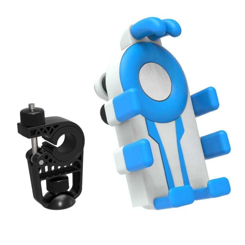 Shockproofed Cycling Phone Mount Nonslip Handlebars Clamp Cycling Gear for Outdoor Sport