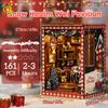 Non-Toxic Vintage Christmas Reindeer Loft Diy Desktop Building Scene Adult 3D Puzzle Shelf Insert Collectible Decoration Toys