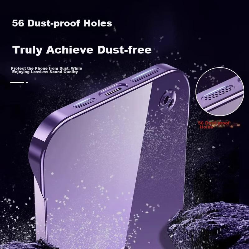 With Built-In Lens ProtectorPhone Case for IPhone 14 Pro Max, Borderless Full Lens Protection, Fully Transparent, Ultra-Thin, Shockproof Case
