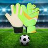 1 Pair Goalkeeper Gloves Breathable Impact Resistant Non-slip Texture Football Training Gloves Goalie Gloves for Kids