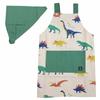 Kids' Apron, Medium, Jurassic Natural, Sizes 110-120, 100% Cotton, Includes Matching Bandana