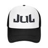 Custom Punk Unisex Jul Logo Trucker Hat Adult French Rapper Music Adjustable Baseball Cap for Unisex Women Sports Trucker Cap