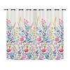 Curtains Plants Broken Flowers Small Fresh Curtains Bedroom Living Room Blackout Curtains Perforated
