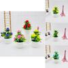 Rose Blossom Foam Flower Potted Plant For Wedding Decor And Indoor Arrangement