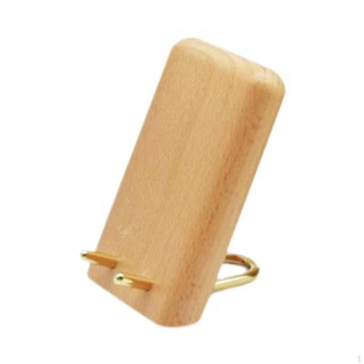 Desktop Phone Holder Cellphone Wood Creative Birthday Gift Stable Smartphone Display Stand