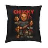 Bride Of Chucky Cushion Cover xcm Polyester Killer Doll Chucky Throw Pillow Case for Sofa Car Pillowcase Bedroom Decoration