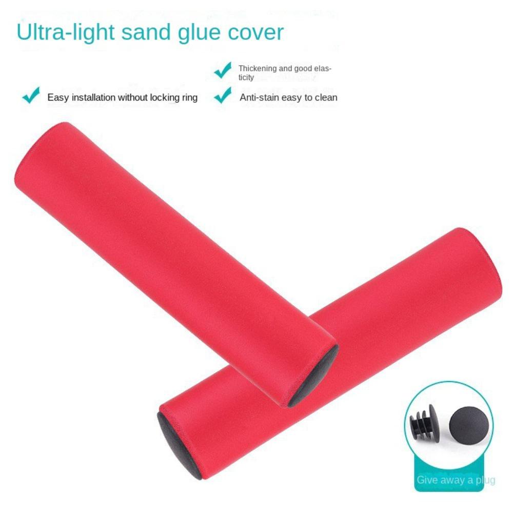 2Pcs Anti-slip Bicycle Handlebar Grips Strong Support Grips Bicycle Grips