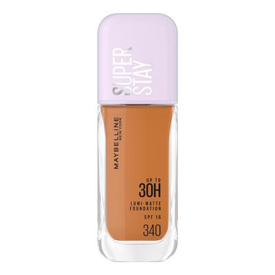 New York Super Stay Lumi Matte Liquid Foundation 30H Longwear 340 Shade, Lightweight Buildable Full Coverage, Transfer Proof, 35ml