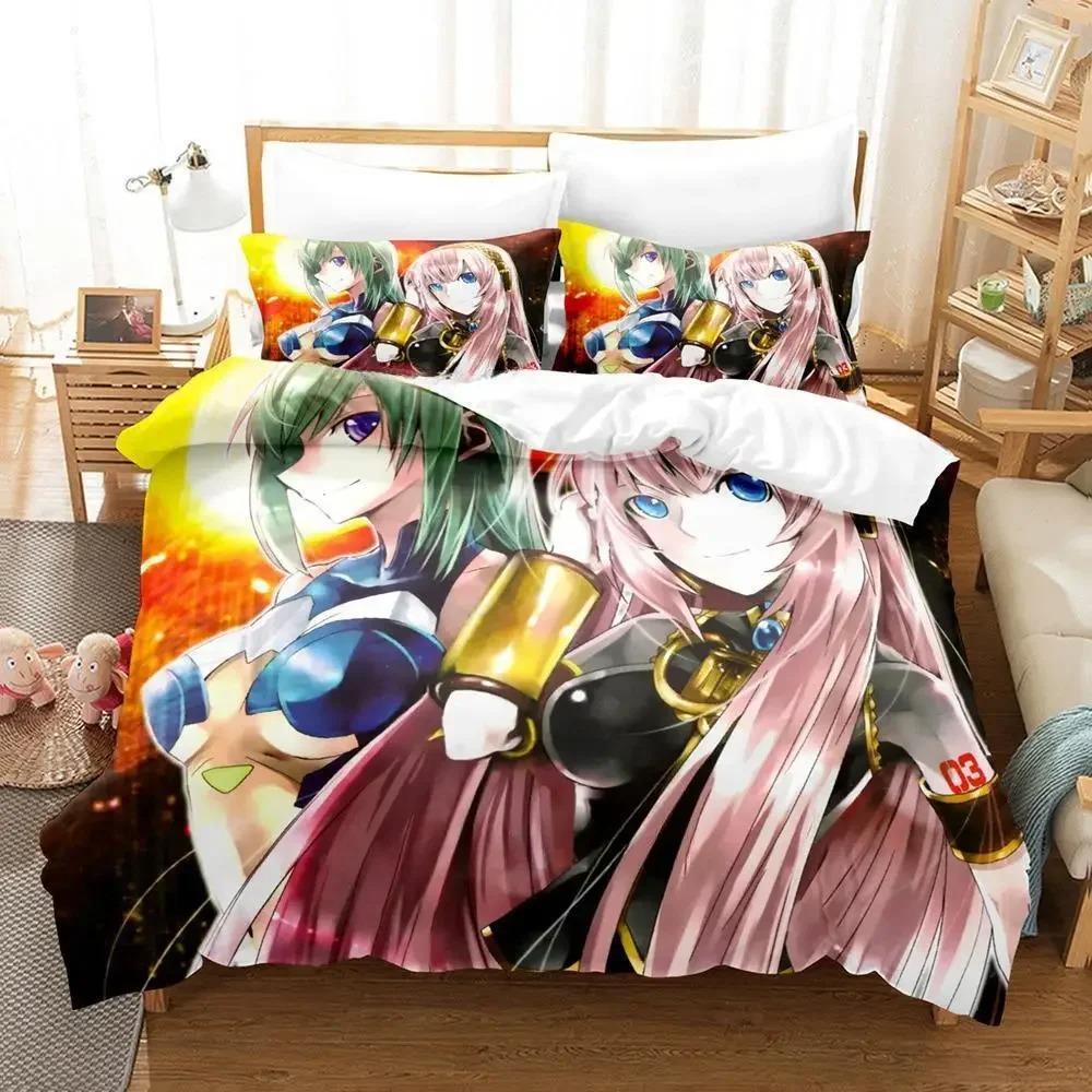 Kawaii Girl Sora Wo Kakeru Shoujo Bedding Collection Single Twin Full Queen King Size Bed Collection Adult Kid Bedroom Duvet Cover Collections Anime