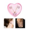 Practical Modern Rabbit Jewelry Set Comprising Necklace and Earrings Portable Accessory for Adding A Touch Of Elegant