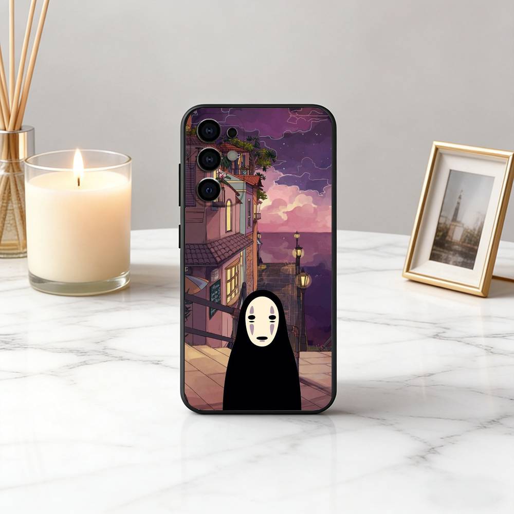 S-Spirited C-Chihiro O-Ogino A-Away-SA Phone Case Black Silicone Soft For Samsung S25,S24,S21,S22,S23,S30,Ultra,S20,Plus,Fe,Lite