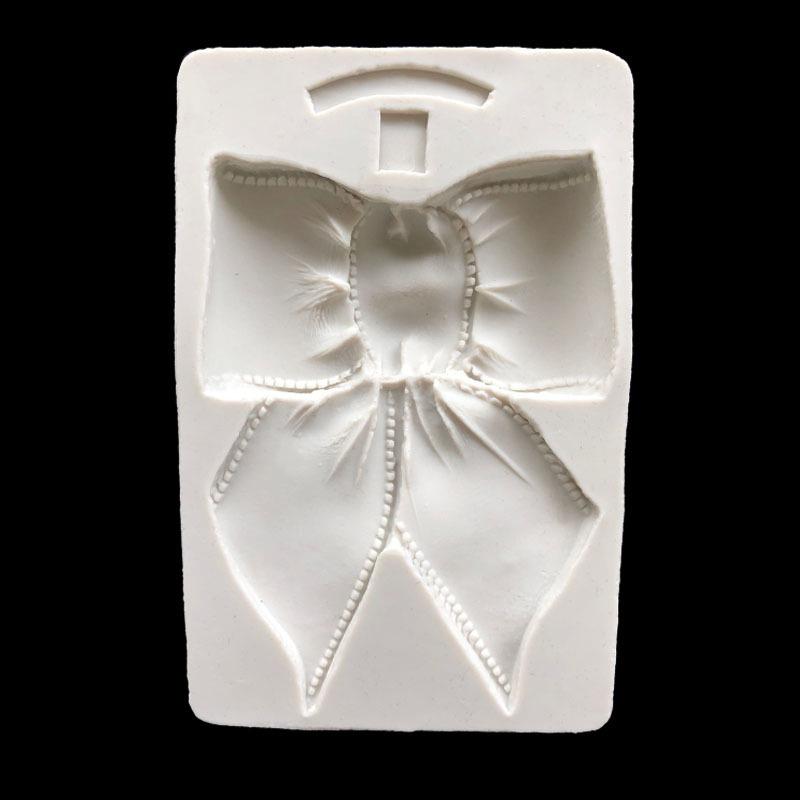 Stampo Grande Fiocco in Silicone Stampo Fiocco Decorazione Bordo Torta Fondant Pasta di Gomma Zucchero Cioccolato Stampini da Forno