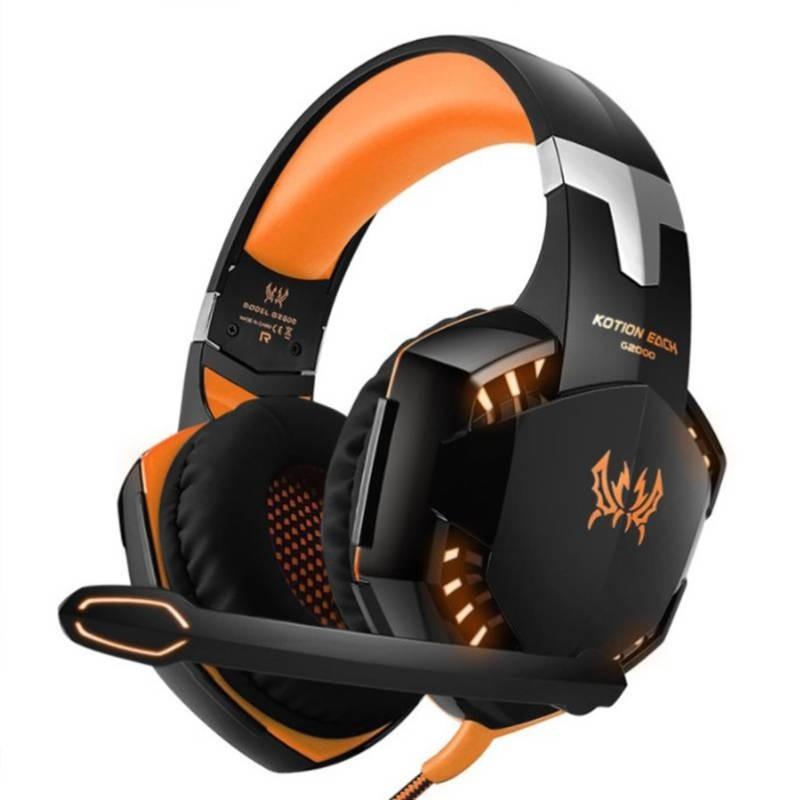 

G2000 Wired Gaming Headset With Comfortable Design And High-quality Sound For Pc And Console помаранчевий