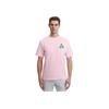 Palace Tri-Eye Logo Print Round Neck Short Sleeve T-Shirt Unisex Tops Light-Pink P21TS240