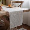 Small Daisy Table Flag Cotton and Linen Wind Tea Party Tea Table Towel Long Strip Dining Table Fabric Decorative Cloth Literary Coffee Table