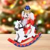 Christmas Nutcracker Decoration Desktop Ornament Wooden Figurine for Table Centerpiece