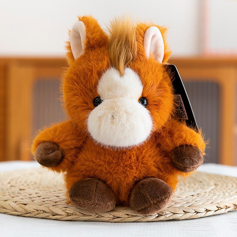 Plush Animal Stress Toy With Pp Cotton Filling For Office Desk Decor And Relaxation
