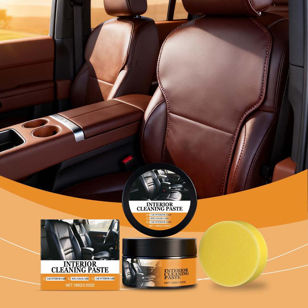 Multi-purpose Car Leather Cleaner For Seat And Interior Polishing, Stain Removal, Cleaning, And Daily Maintenance.
