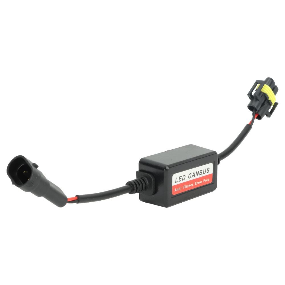 2Pcs Error Free Design LED Headlight Decoder 12V Voltage Anti Flicker Decoder For LED Headlight