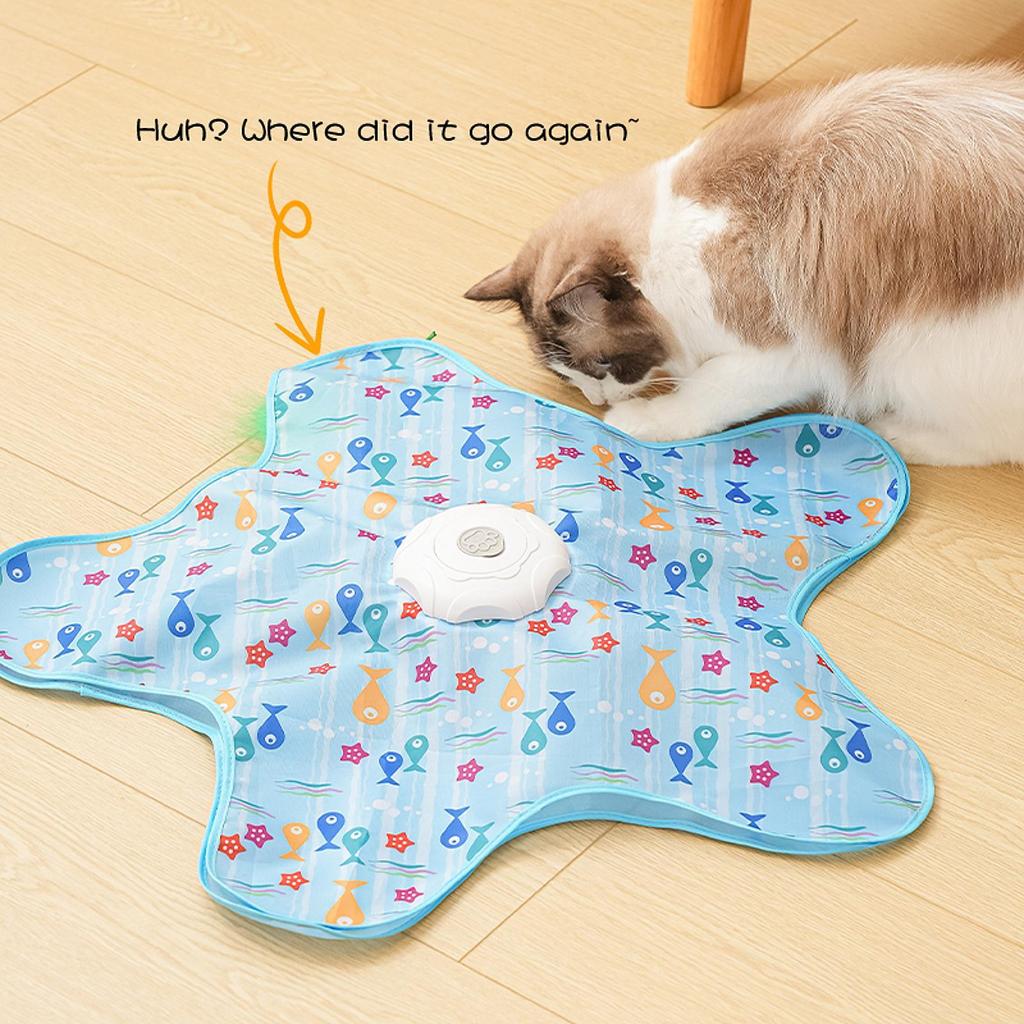 Cat Toy, Touchactivated Interactive Automatic Indoor Training Kicker for Bored Kittens And
