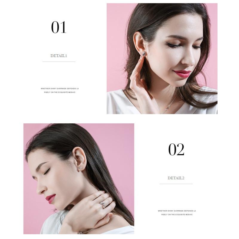 Asymmetric Dog Bone Shape Stud Earrings Cute Fashion Jewelry For Women