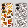 Soft Phone Cover Phone Case for Xiaomi Mi 11T Pro 11 Lite Gourmet Burger