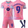 25-26 Barcelona UEFA Champions League Pink Football Jersey for Kids and Adults LEWANDOWSKI #9