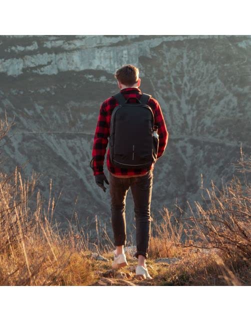 Bobby Explore XD Design BLACK Black Large capacity Business trip Camping Travel Backpack Barbie Exfloor [XDDesign] Anti-theft In-flight