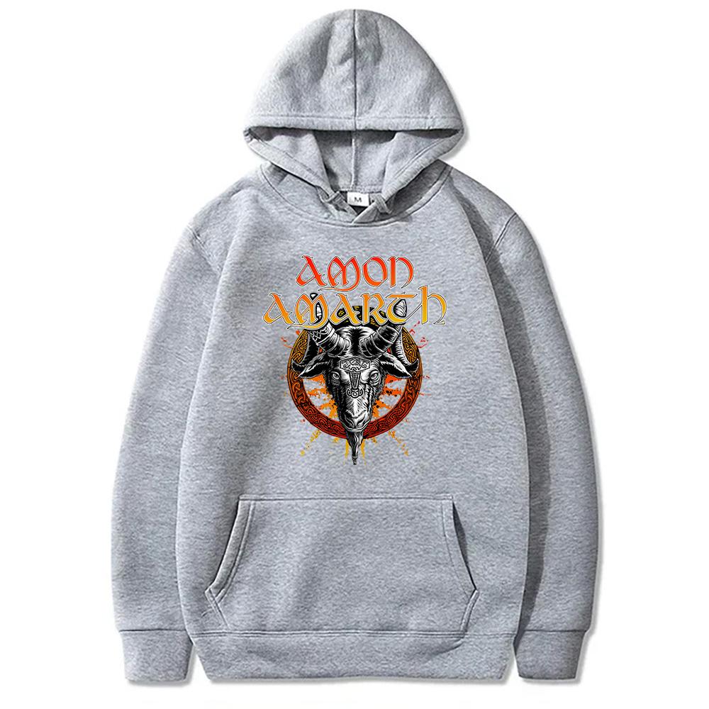 Amon Amarth Heidrun Over Latin America 2024 Hoodie New Oversized Clothing Female Male Sweatshirts Outdoor Casual Pullovers