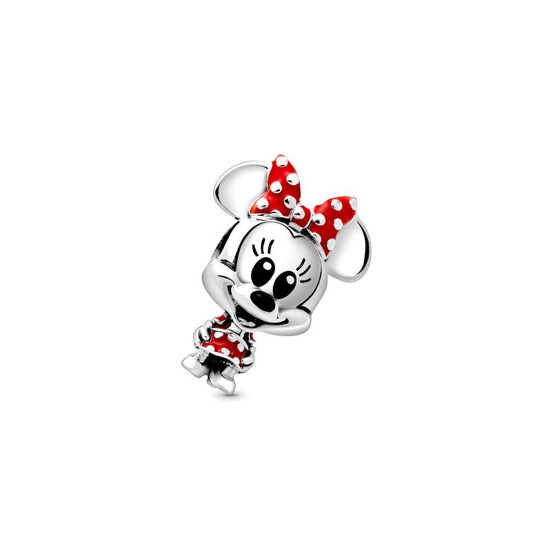 Pandora Disney series bow Minnie charm silver silver