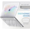 Coque de protection - MacBook - Air 13 Pouces - Transparent - Motif Carte du Monde - Rigide