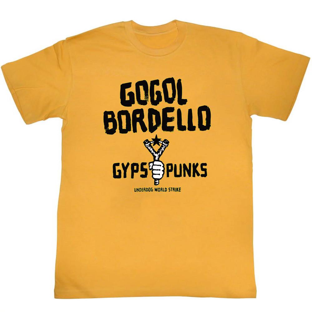 Gogol Bordello Gypsy Punks Мировая Забастовка ПОЛНЫЙ Размер S-5XL SS1179 Унисекс Футболка L