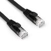 5-Meter Black Cat6 Flat Cable - High-Speed Data Cable for Home Gigabit Network Connections