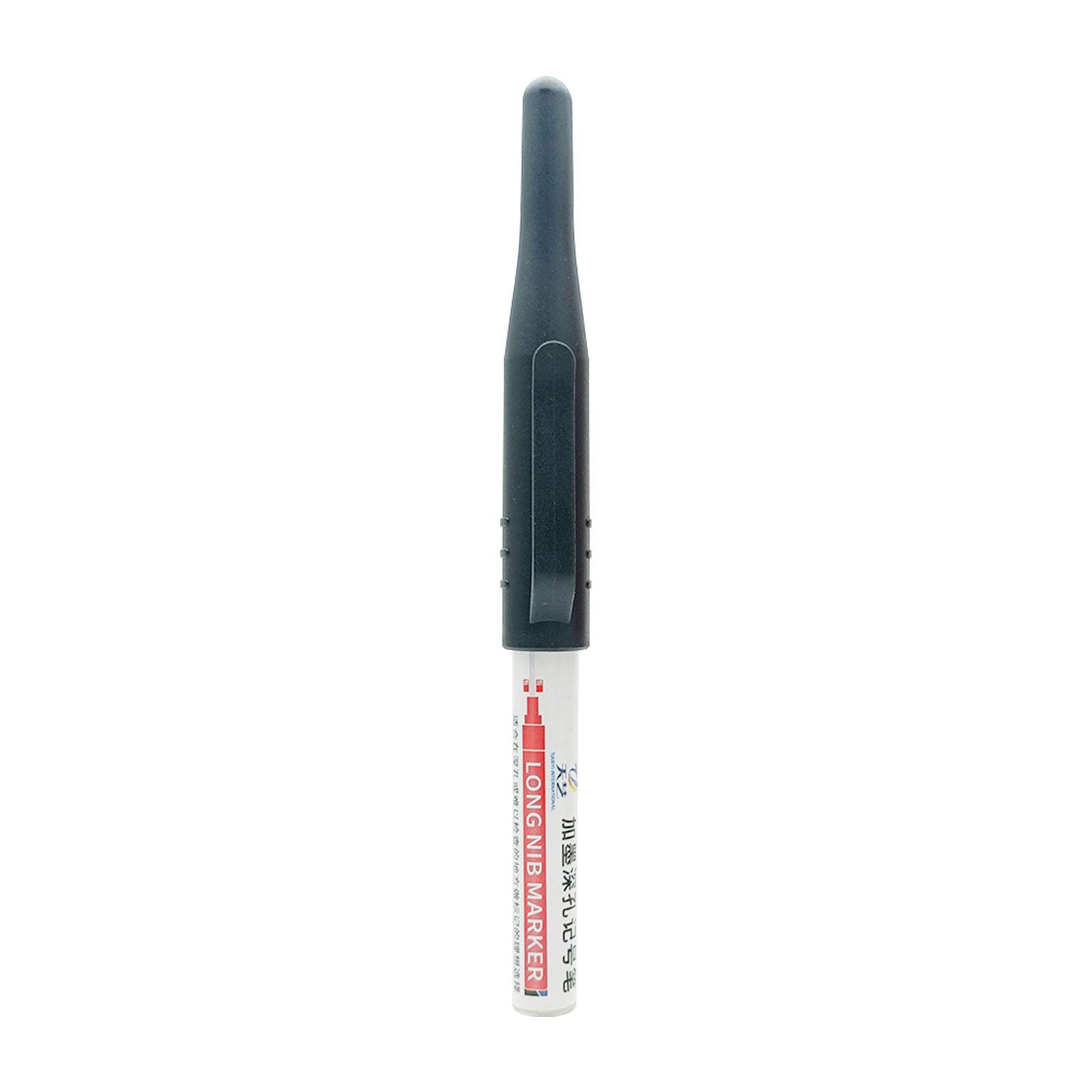 Deep Hole Marker Pen 3cm Quick-drying Carpenter Pen for Wood Metal Plastic Mark
